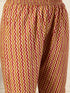 Alvami Women’s Red Printed A-Line Kurta Pant With Dupatta Set