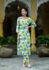 Women Floral Printed Cotton Kurta And pant Set