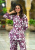 Alvami Women Floral Cotton Cord Set