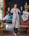 Black, White Printed Viscose Rayon Kurta, Pant And Dupatta Set