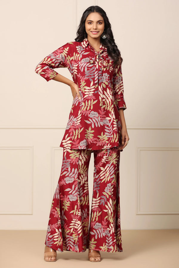 Women Floral Printed Cotton Kurta and Pant Set