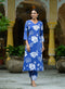 Women Floral Printed V-Neck Kurta And Pant Set