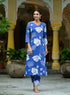 Women Floral Printed V-Neck Kurta And Pant Set
