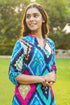 Women Cotton Printed Mandarain Collar Cord Set