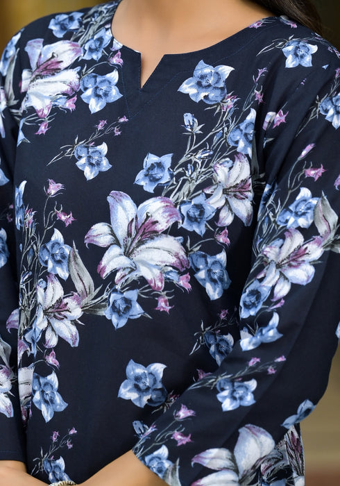 Floral Printed Cord Set
