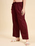 Alvami Women’s Cotton Relaxed Fit Wide Leg Palazzo Pants