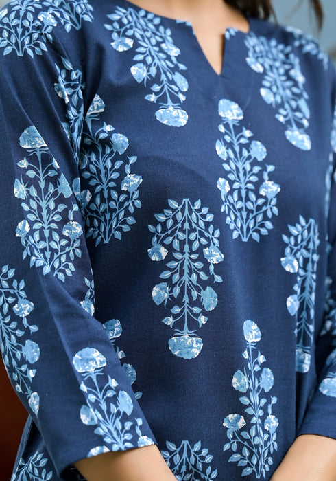 Ethnic Printed Straight Kurta