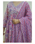White Printed Viscose Rayon Kurta And Pant Set
