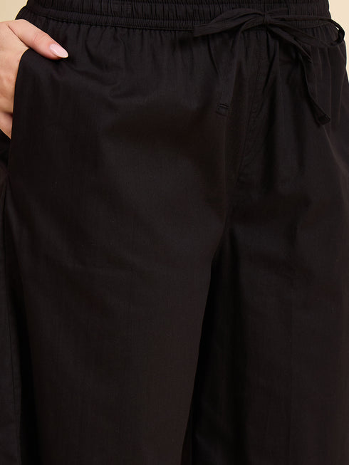 Alvami Women’s Cotton Relaxed Fit Wide Leg Palazzo Pants