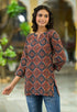 Printed Straight Short Kurta