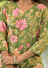 Women Floral Printed Cotton Kurta and pant set