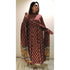 Alvami Women's Red Floral Printed Viscose Anarkali Suit Set with Dupatta | Elegant Ethnic Wear