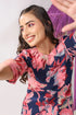 Women Floral Printed Cotton Kurta and Pant Set