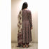 Alvami Women's Maroon & Cream Printed Viscose Anarkali Kurta Pant Set with Dupatta