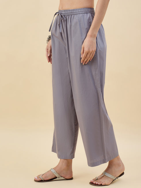 Alvami Women’s Cotton Relaxed Fit Wide Leg Palazzo Pants