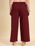 Alvami Women’s Cotton Relaxed Fit Wide Leg Palazzo Pants
