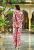 Alvami Women Floral Printed Cotton Cord Set