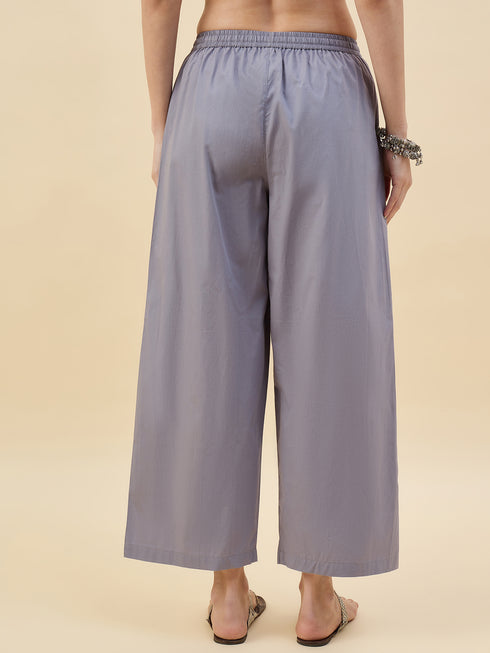 Alvami Women’s Cotton Relaxed Fit Wide Leg Palazzo Pants