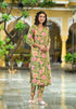 Women Floral Printed Cotton Kurta and pant set