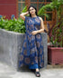 Women Viscose Kurta Palazzo Set with Dupatta | Sleeveless Printed Kurta with Palazzo Pant