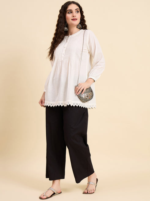 Alvami Women’s Cotton Relaxed Fit Wide Leg Palazzo Pants