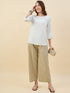 Alvami Women’s Cotton Relaxed Fit Wide Leg Palazzo Pants