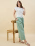 Alvami Women’s Cotton Relaxed Fit Wide Leg Palazzo Pants