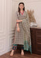 Viscose Light Green Kurta And Pant Set With Dupatta