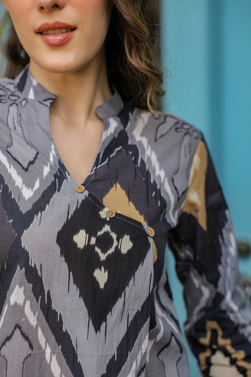 Women Cotton Printed Kurta and Pant Set