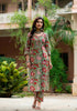 Multicolor Printed Viscose Rayon Kurta, Pant And Dupatta Set