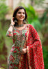 Multicolor Printed Viscose Rayon Kurta, Pant And Dupatta Set