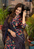 Navy Blue Embroidery Viscose Rayon Kurta, Pant And Dupatta Set