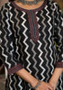Black Kurta And Pant Set With Dupatta
