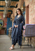 Navy Blue Embroidery Viscose Rayon Kurta, Pant And Dupatta Set