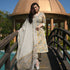 Yellow Printed Viscose Rayon Kurta, Pant And Dupatta Set