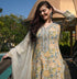 Yellow Printed Viscose Rayon Kurta, Pant And Dupatta Set