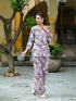 Women Ethnic Printed Round Neck Cotton Cord Set