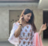 White Printed Pure Cotton Kurta And Pant Set