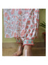 Pink Embroidery Viscose Rayon Kurta, Pant And Dupatta Set